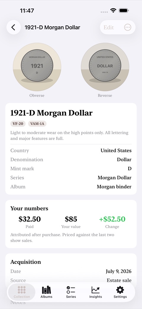 MintMark screenshot 2