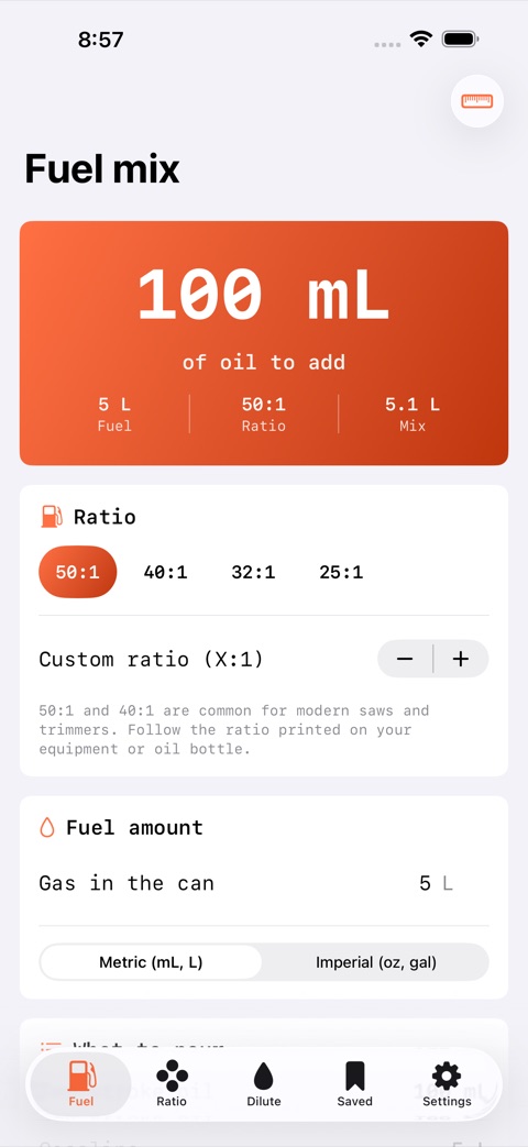 MixRatio screenshot 1