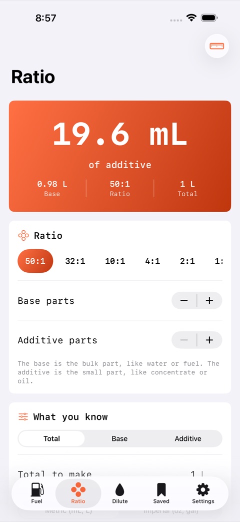 MixRatio screenshot 2