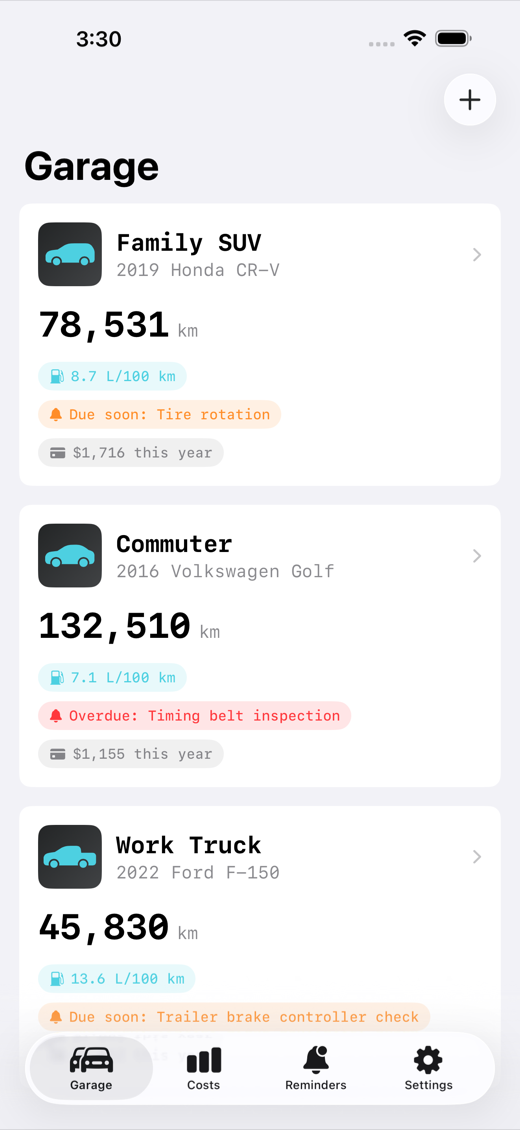 MotorLog screenshot 1