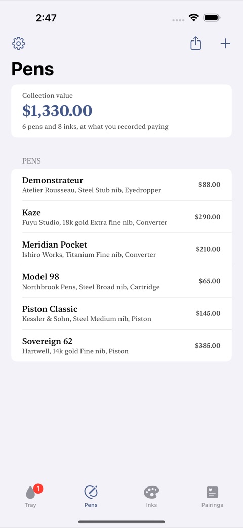 NibVault screenshot 2