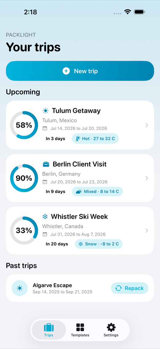 PackLight screenshot 1