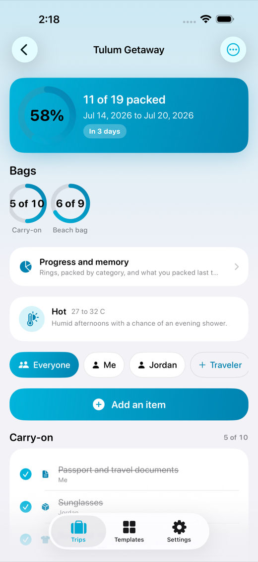 PackLight screenshot 2
