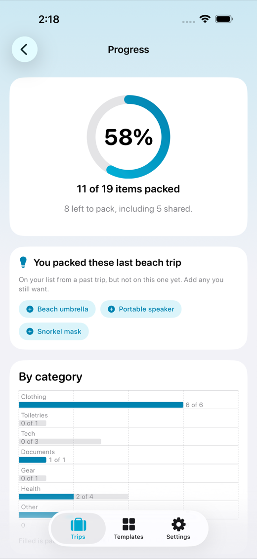 PackLight screenshot 3