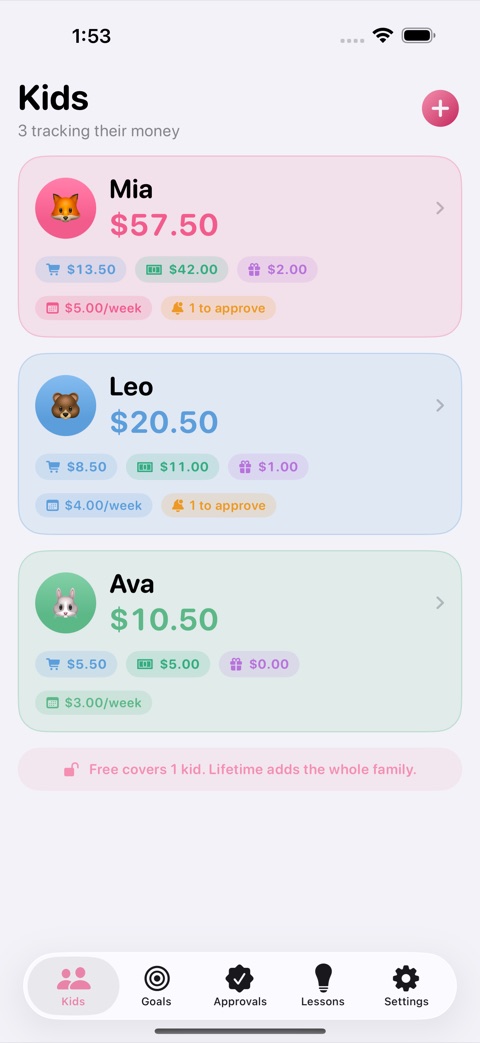 PiggyTrack screenshot 1