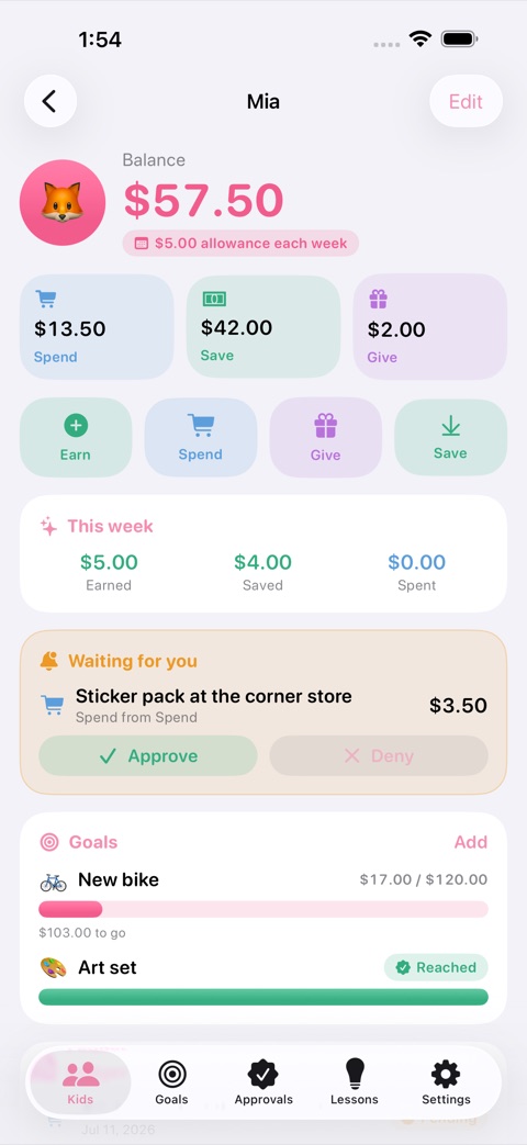 PiggyTrack screenshot 2