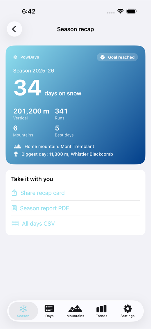 PowDays screenshot 5