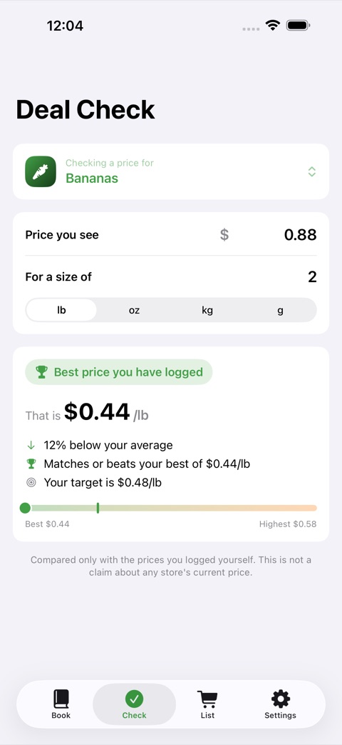 PricePoint screenshot 2