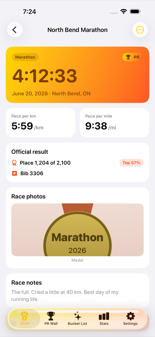 RaceShelf screenshot 2