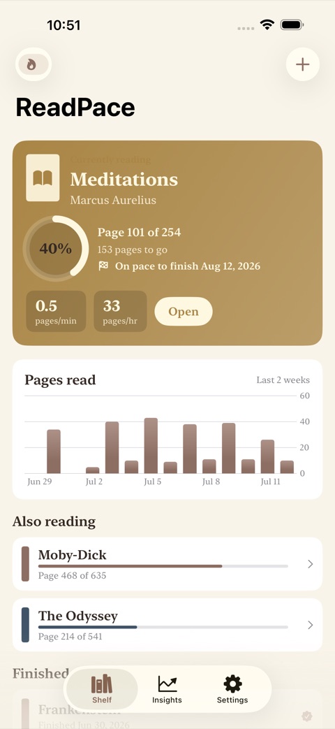 ReadPace screenshot 1