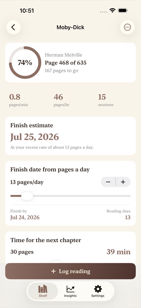 ReadPace screenshot 2