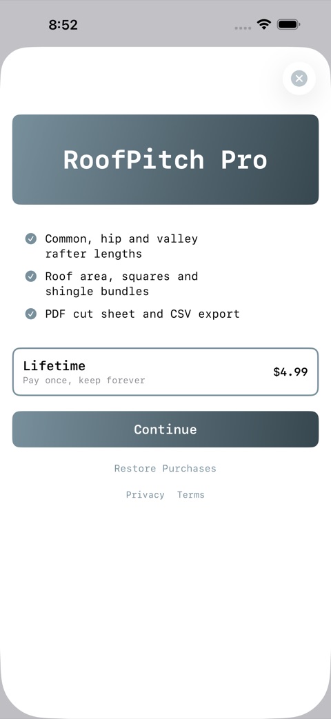 RoofPitch screenshot 4