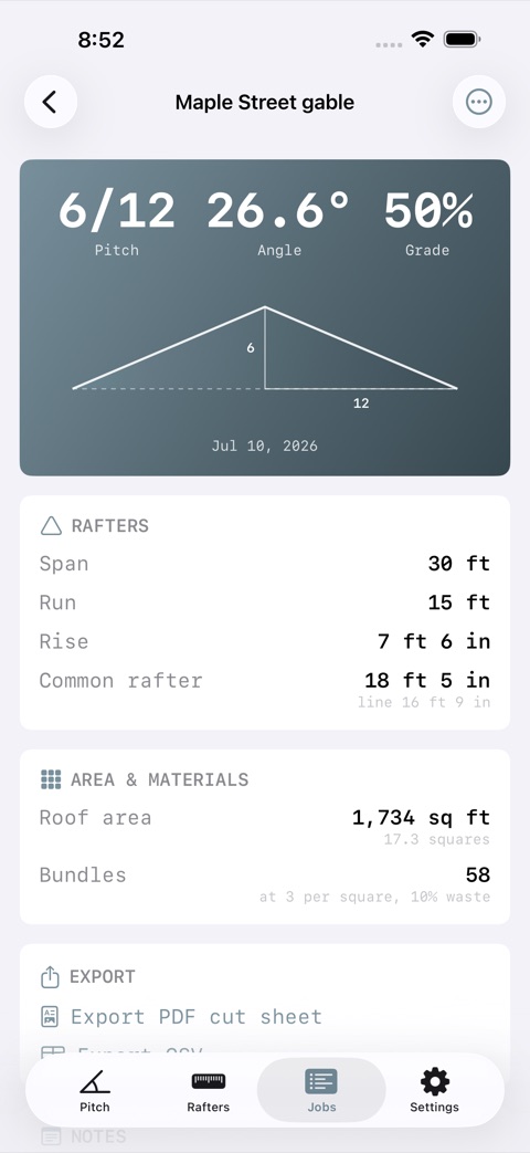 RoofPitch screenshot 5