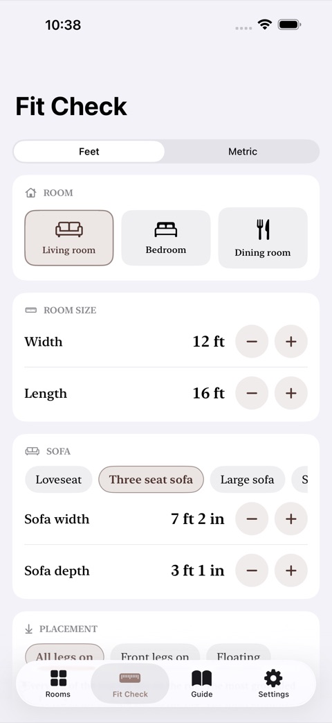 RugFit screenshot 2