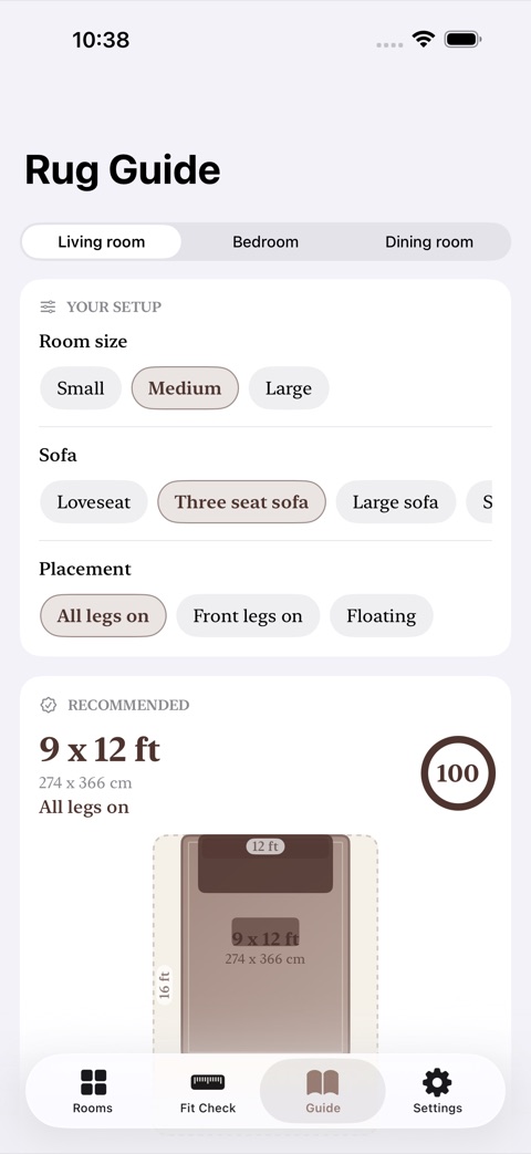 RugFit screenshot 3