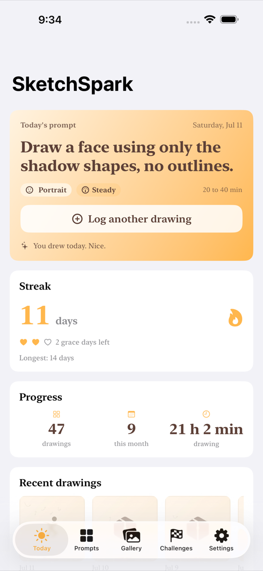 SketchSpark screenshot 1