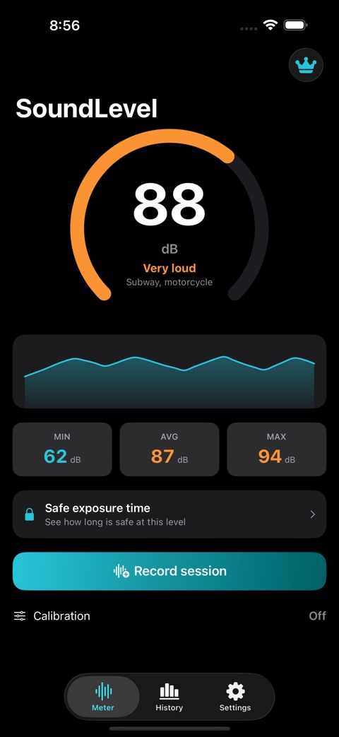 SoundLevel screenshot 1