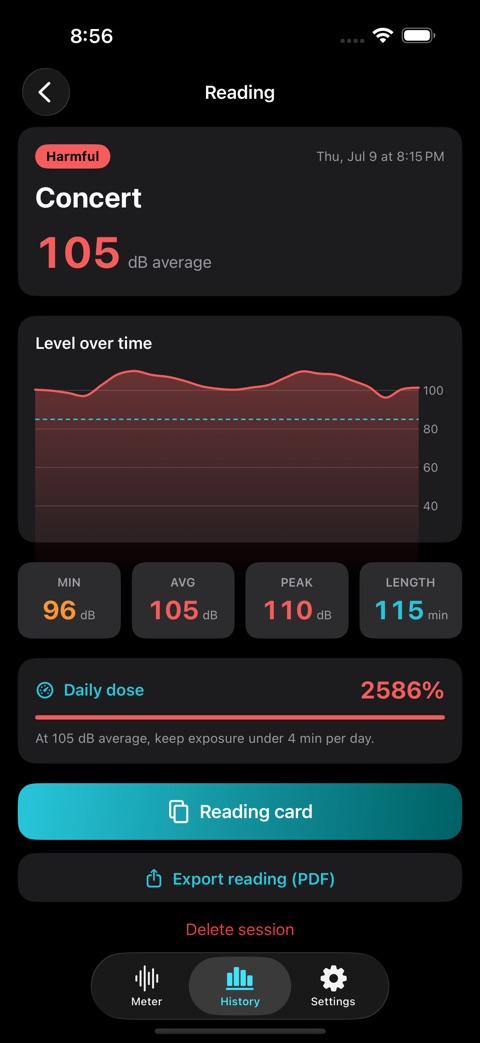 SoundLevel screenshot 2