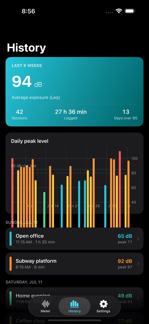 SoundLevel screenshot 3