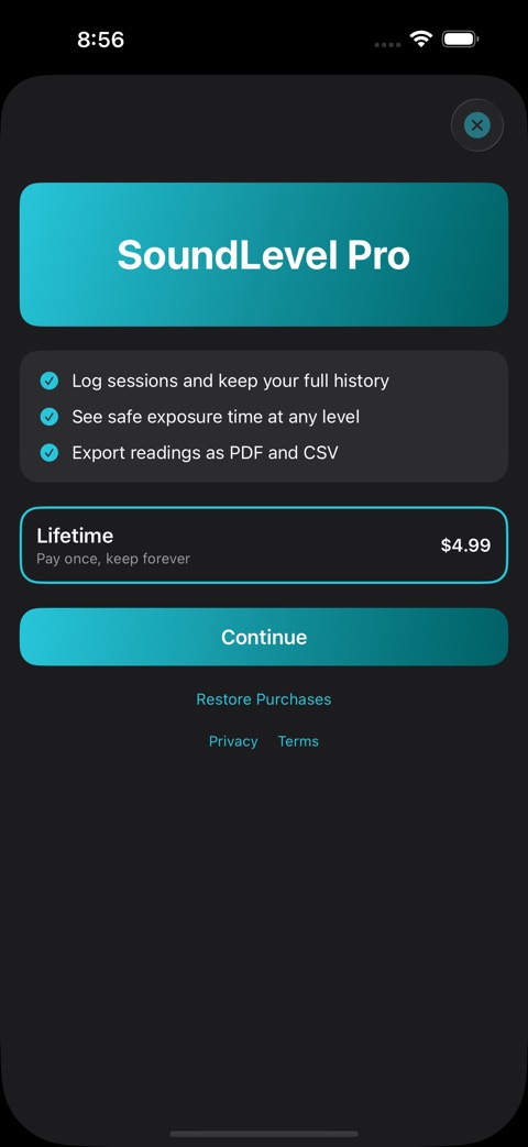 SoundLevel screenshot 4