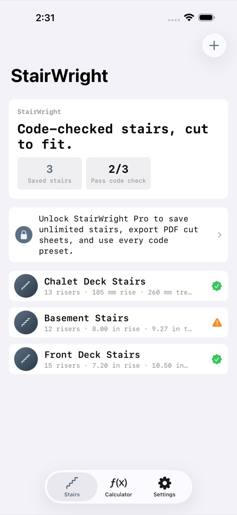 StairWright screenshot 1