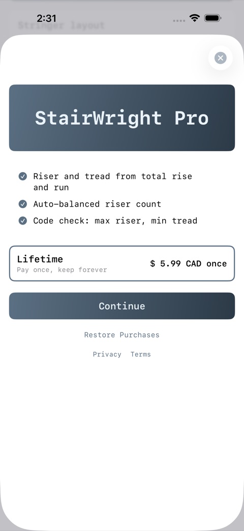 StairWright screenshot 4