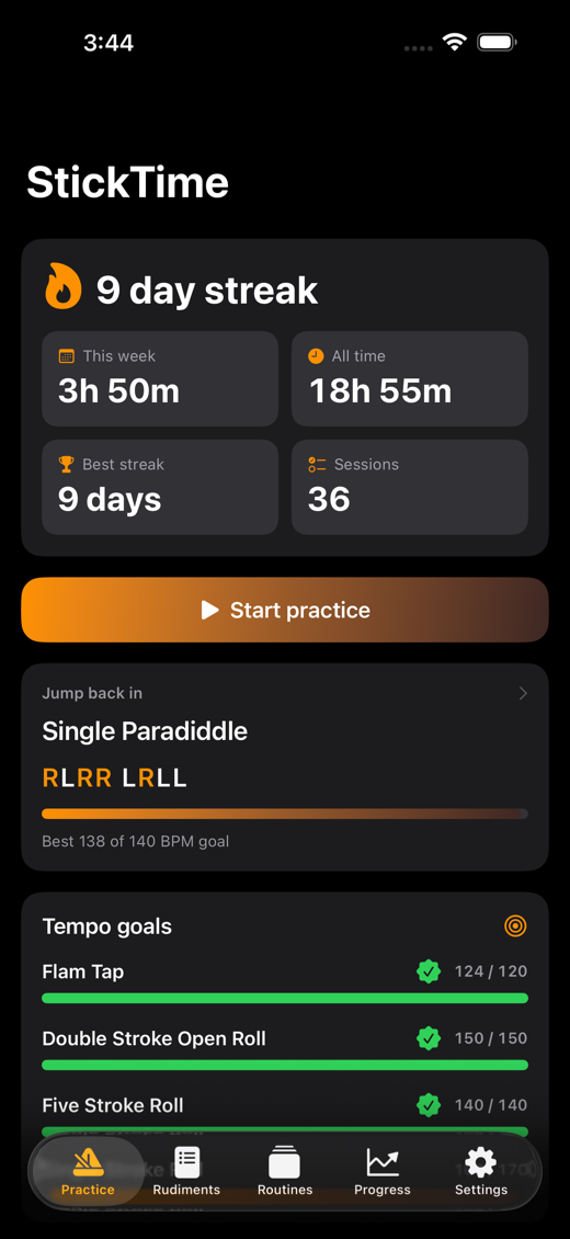 StickTime screenshot 1