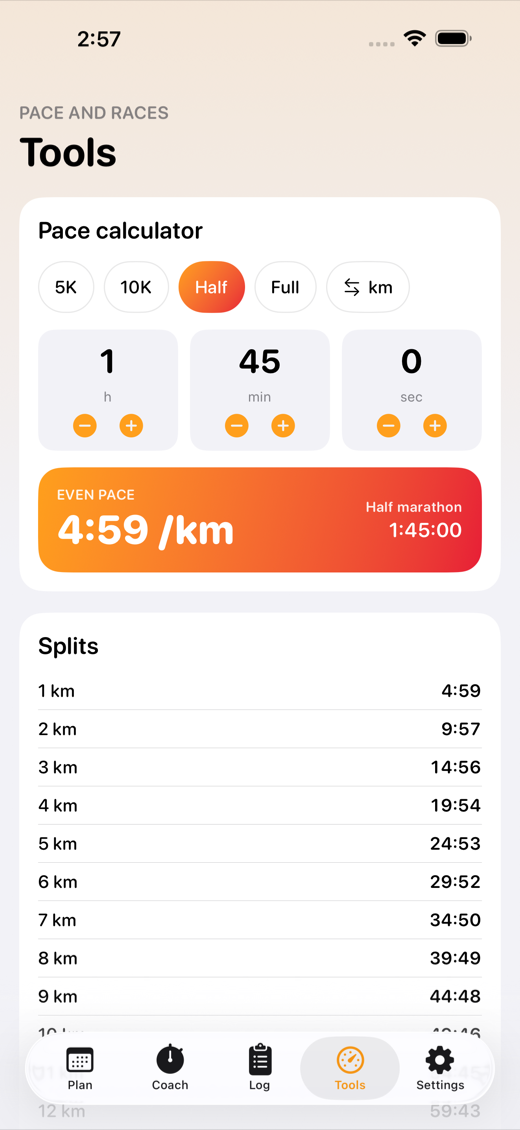 StridePlan screenshot 3
