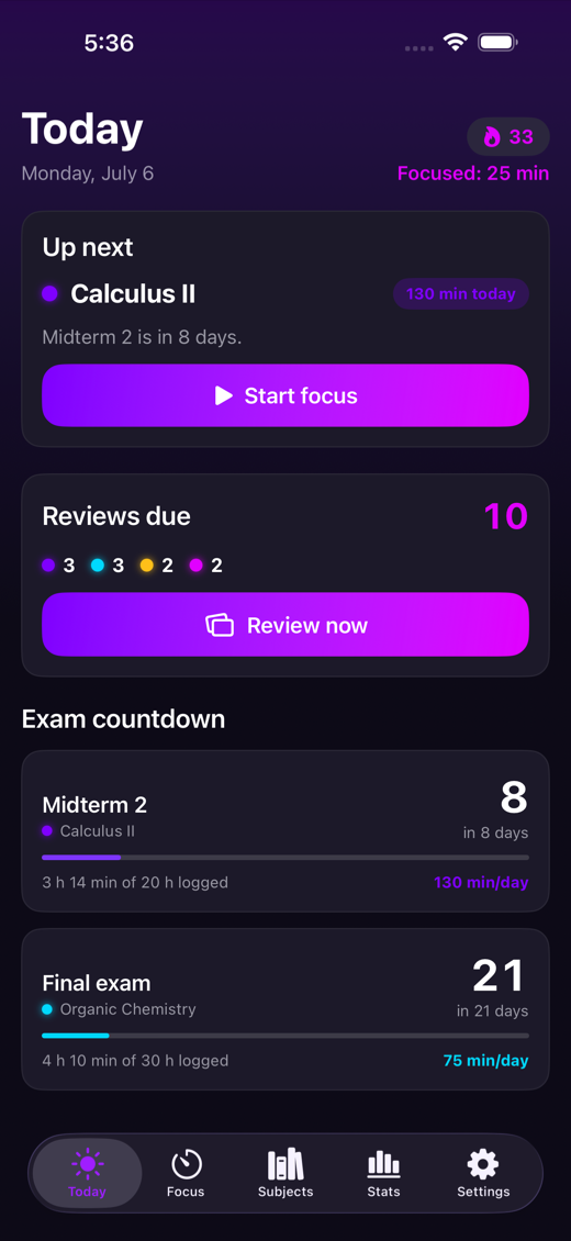 StudyBeat screenshot 1