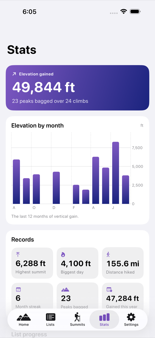 SummitList screenshot 3