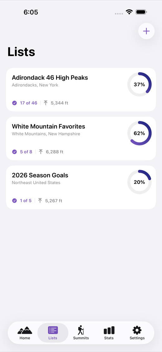 SummitList screenshot 5
