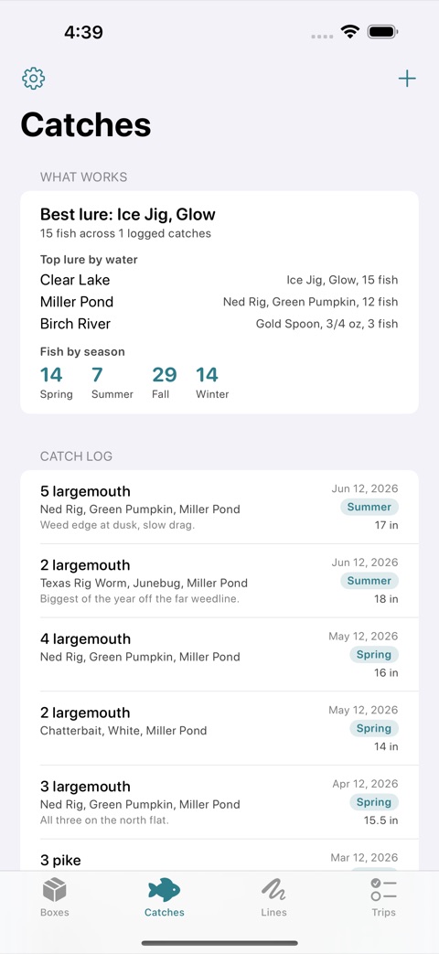 TackleBook screenshot 2