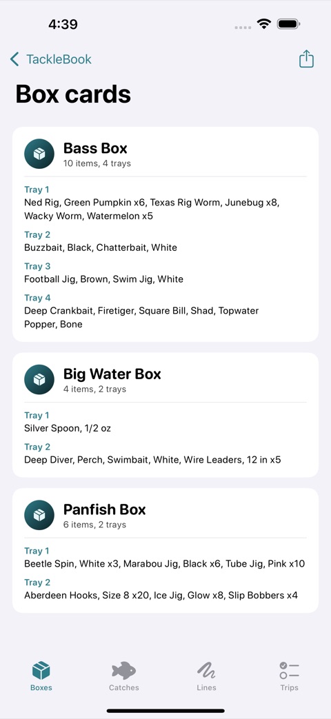 TackleBook screenshot 4