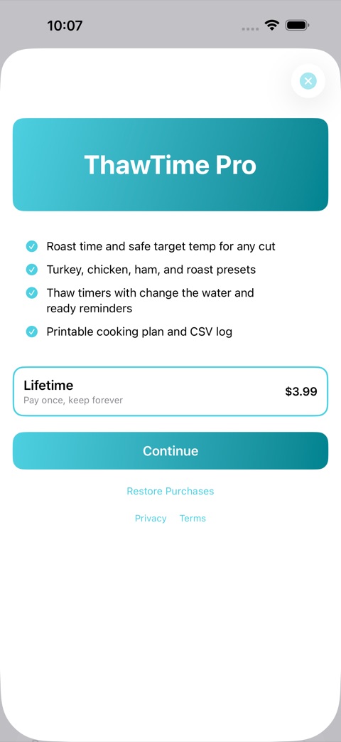 ThawTime screenshot 4