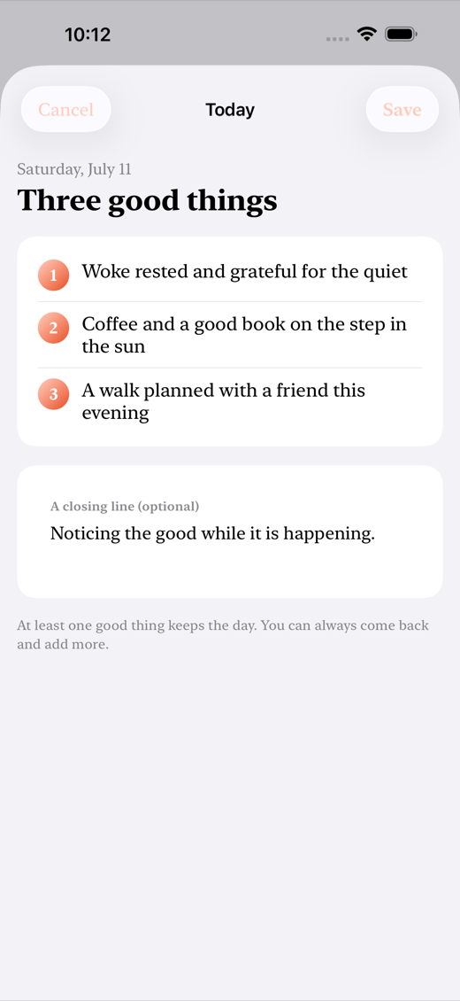 ThreeGoods screenshot 2