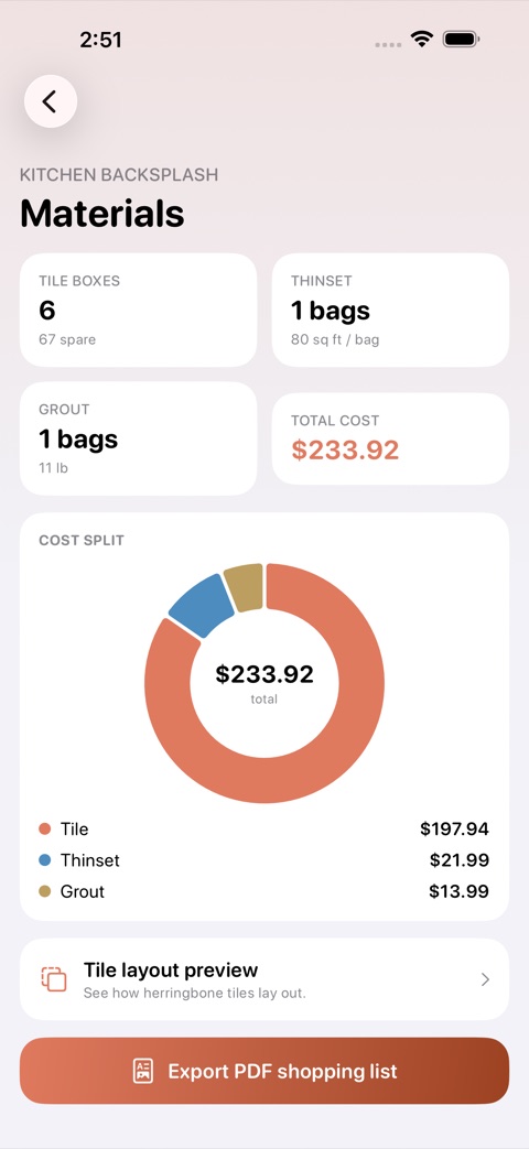 TileCalc screenshot 3
