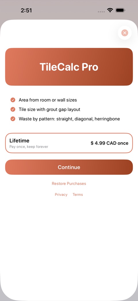 TileCalc screenshot 4