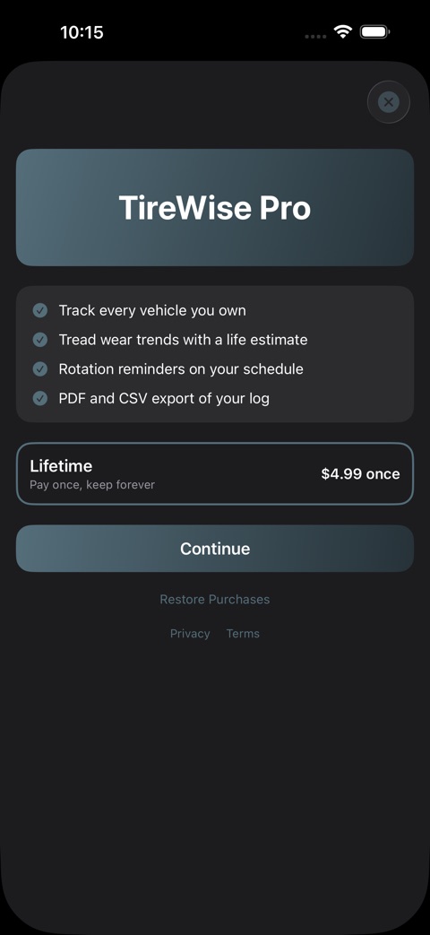 TireWise screenshot 4