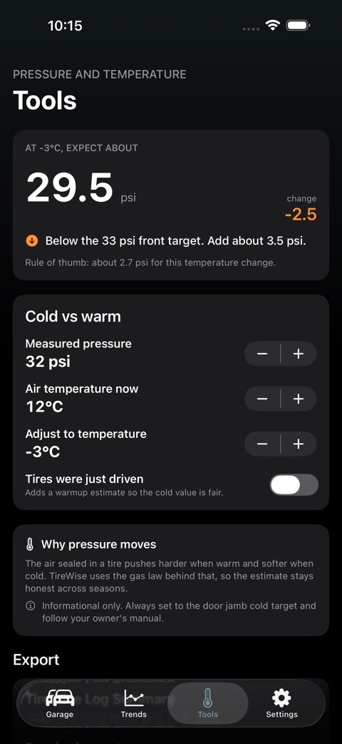 TireWise screenshot 5