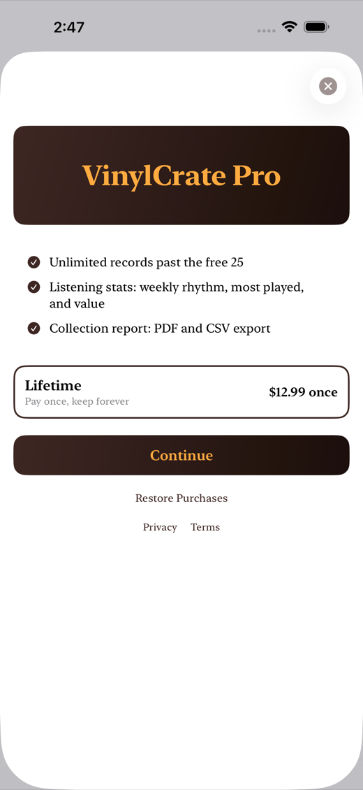 VinylCrate screenshot 4