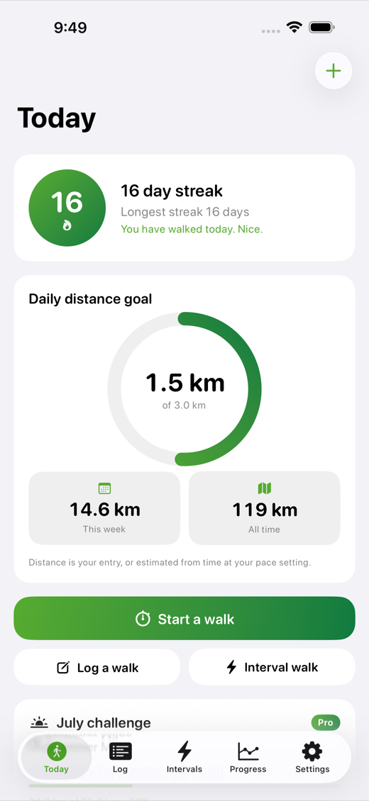 WalkQuest screenshot 1