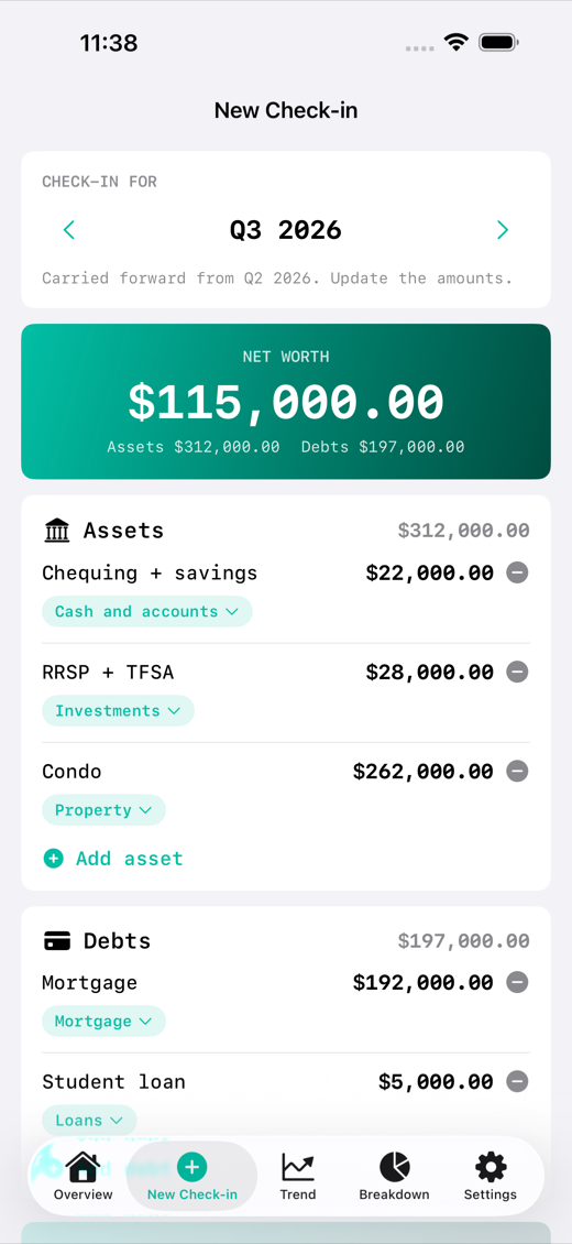 WorthLine screenshot 2